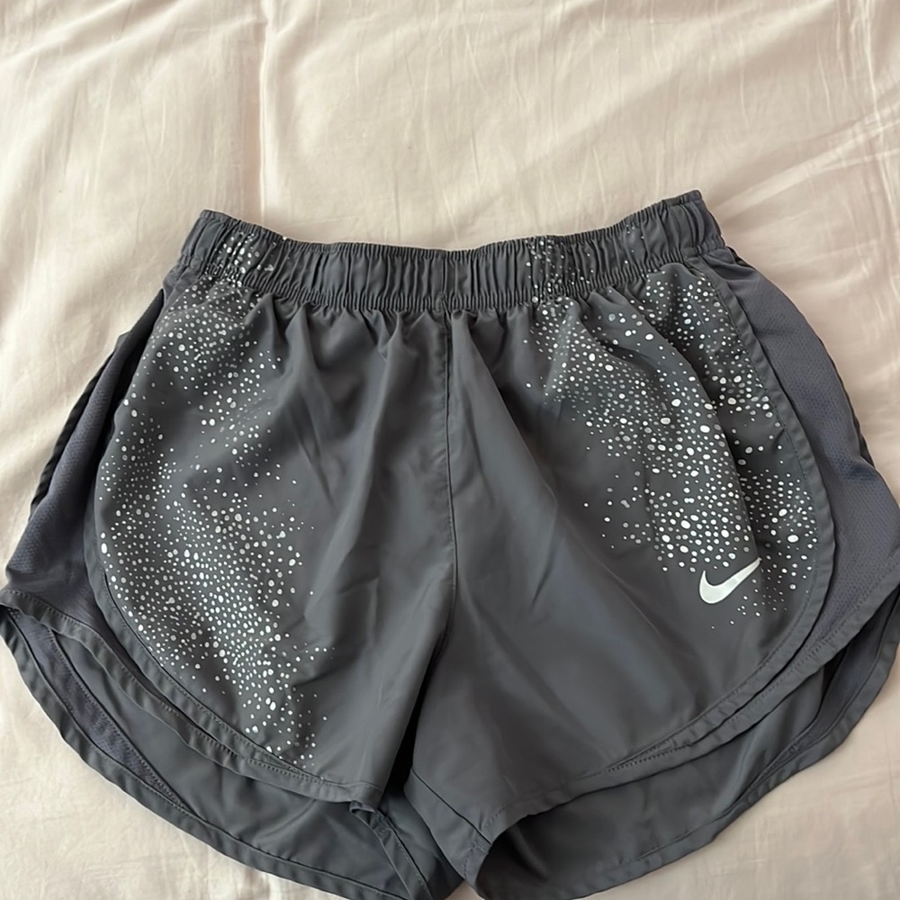 Grey Nike running shorts size medium